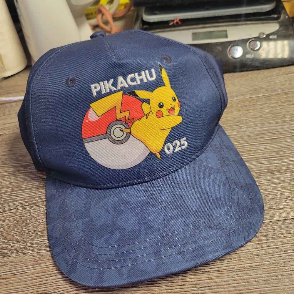 Pokemon Pikachu Navy Blue Hat
